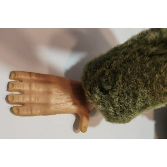 Vtg 1950's Rubber Face Green 16" Monkey Plush Stuffed Rushton My Toy Co Rare - Picture 11 of 16